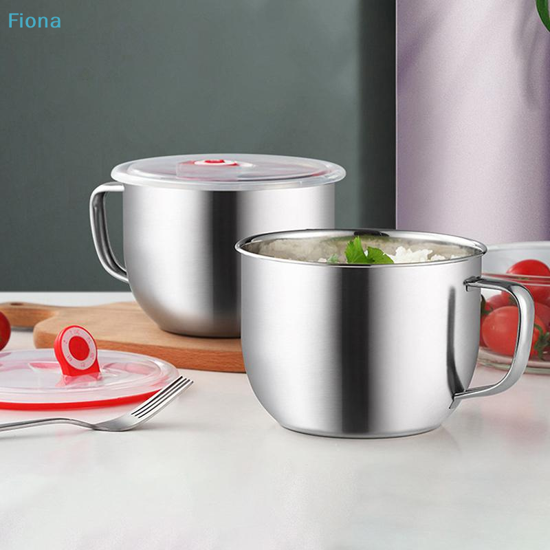 Meal Prep Noodles - ✔Stainless Steel Soup Bowl with Lid,Microwave