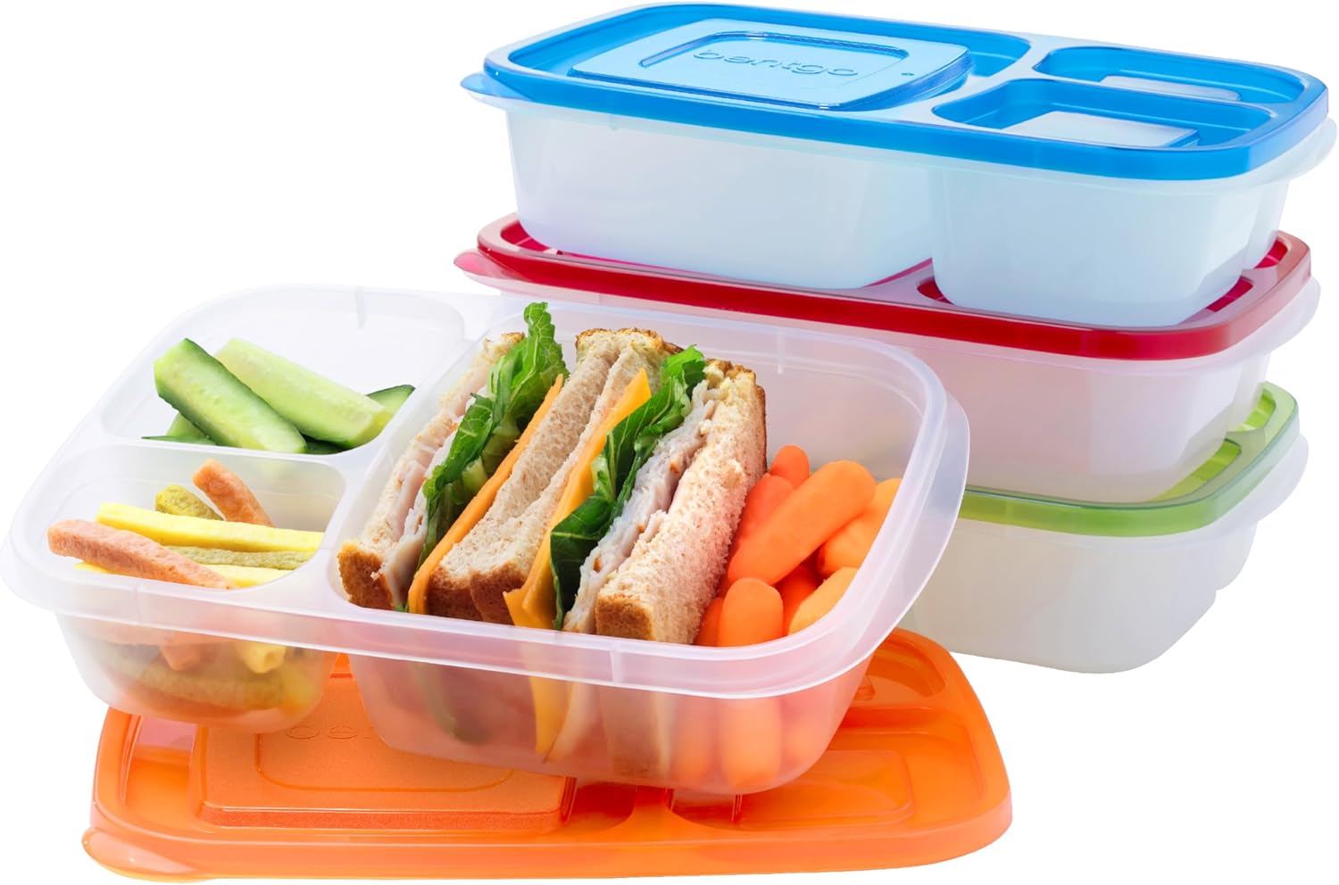 Meal Prep Containers - Original Stackable Lunch Boxes - Reusable