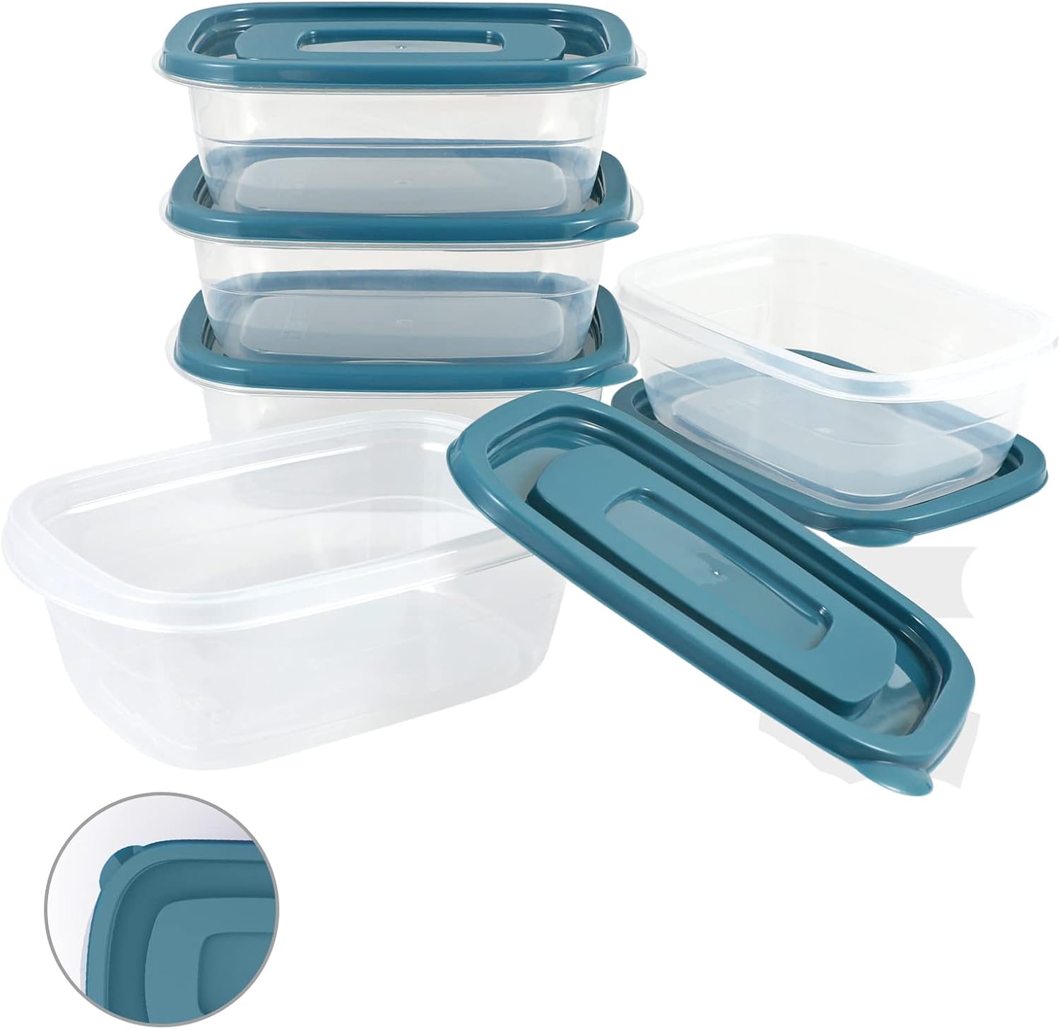 Meal Prep Containers - 5-Pack BPA-Free Meal Prep Containers, 0.53