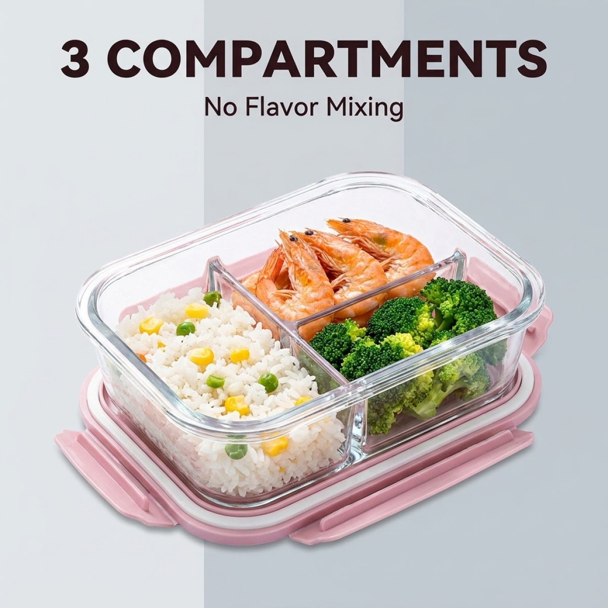 Cute Pink Glass Meal Prep Cont – Meal Prep Healthy Lunch recenzja i cena