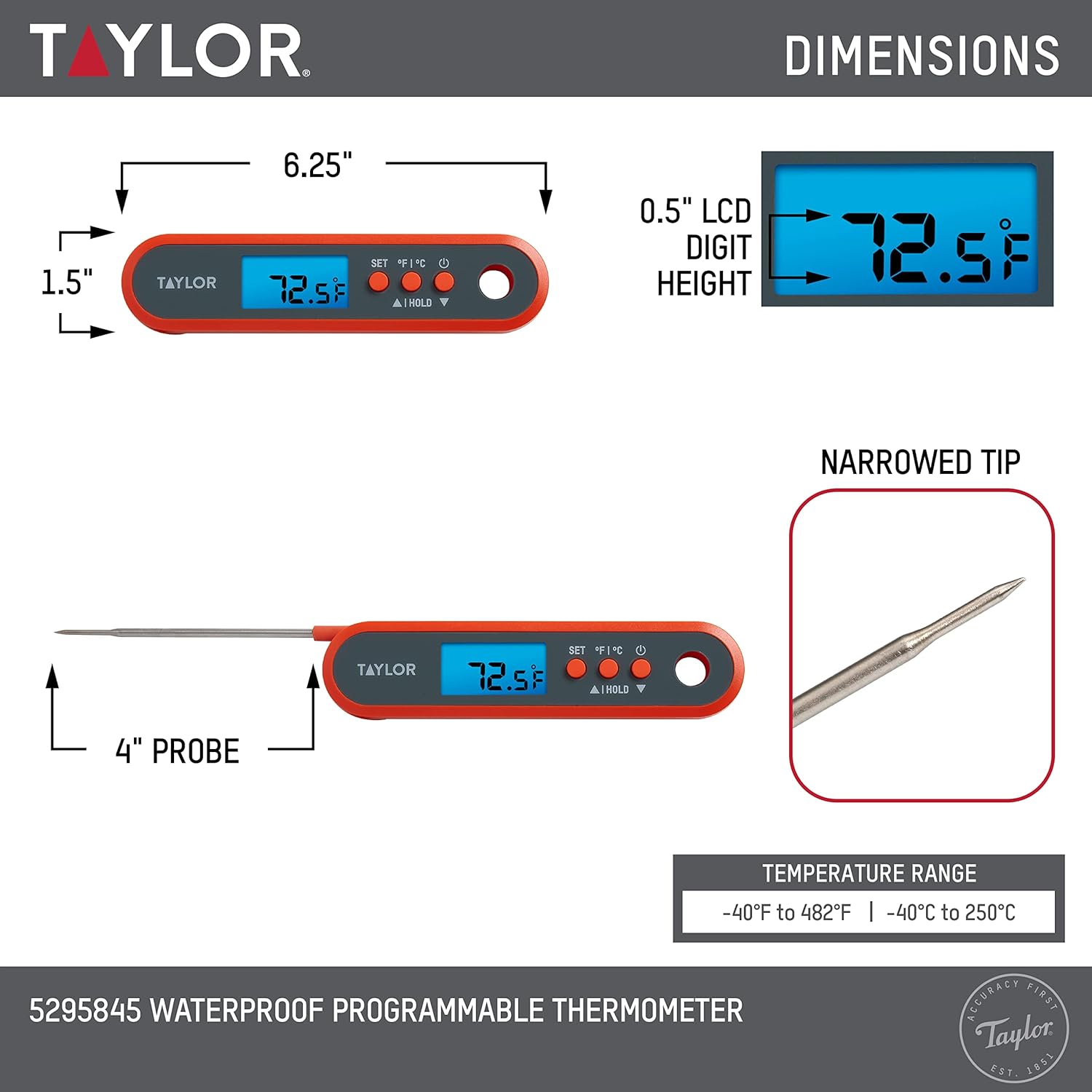 Digital Waterproof Meat Thermo – Meal Prep High Protein recenzja i cena