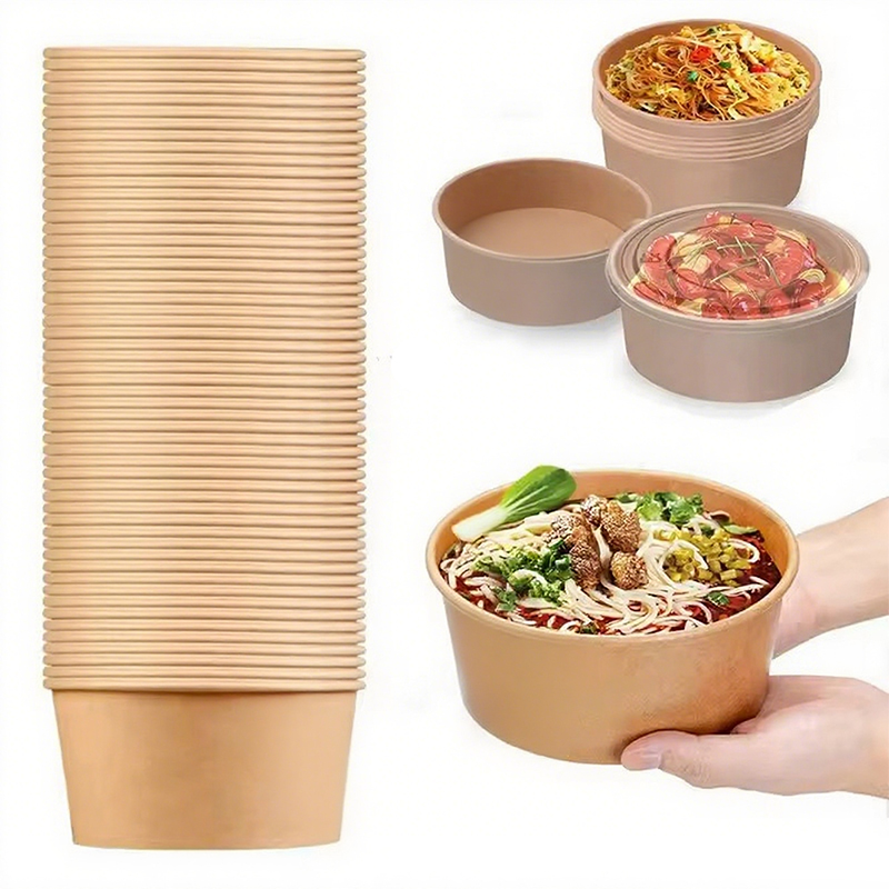 Kraft Paper Round Bowls Dispos – Meal Prep Noodles recenzja i cena