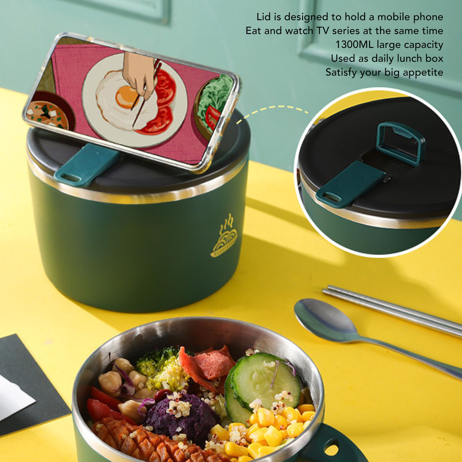 1300ml Sealed Portable Drain B – Meal Prep Noodles recenzja i cena