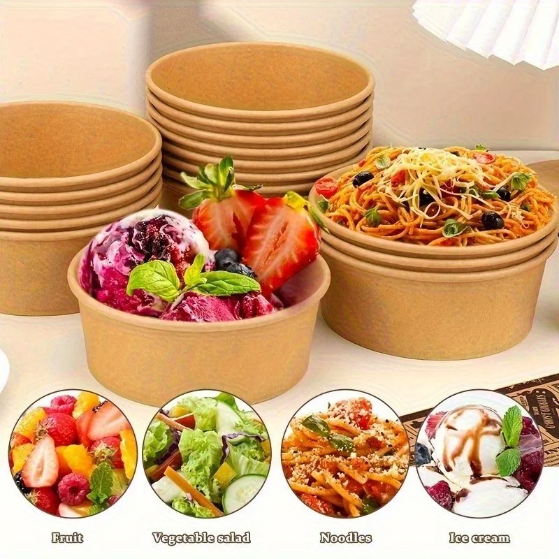 10/20PCS Kraft Paper Round Bow – Meal Prep Noodles recenzja i cena