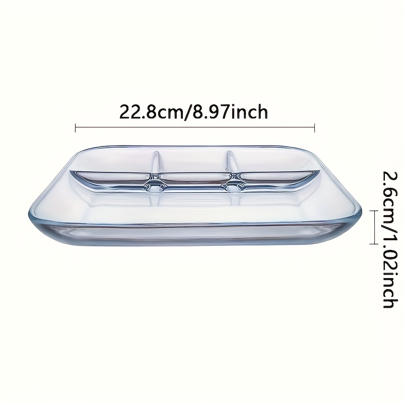 4-Pack Glass Serving Platters  – Meal Prep Noodles recenzja i cena
