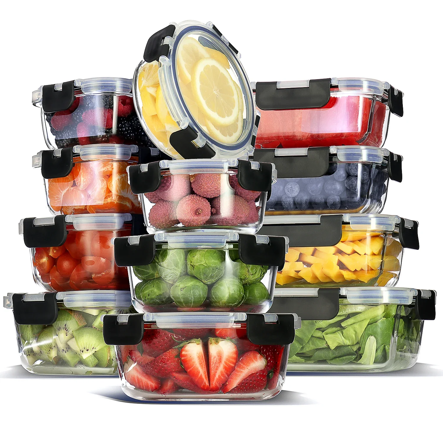 Glass Food Storage Containers  – Meal Prep Containers recenzja i cena