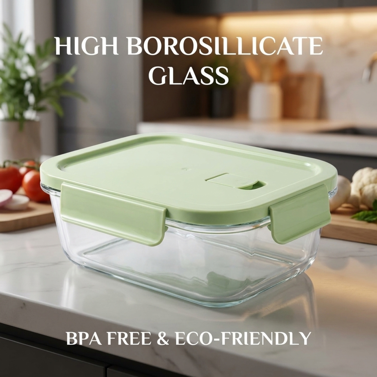 High Borosilicate Glass Lunch  – Meal Prep Healthy Lunch recenzja i cena