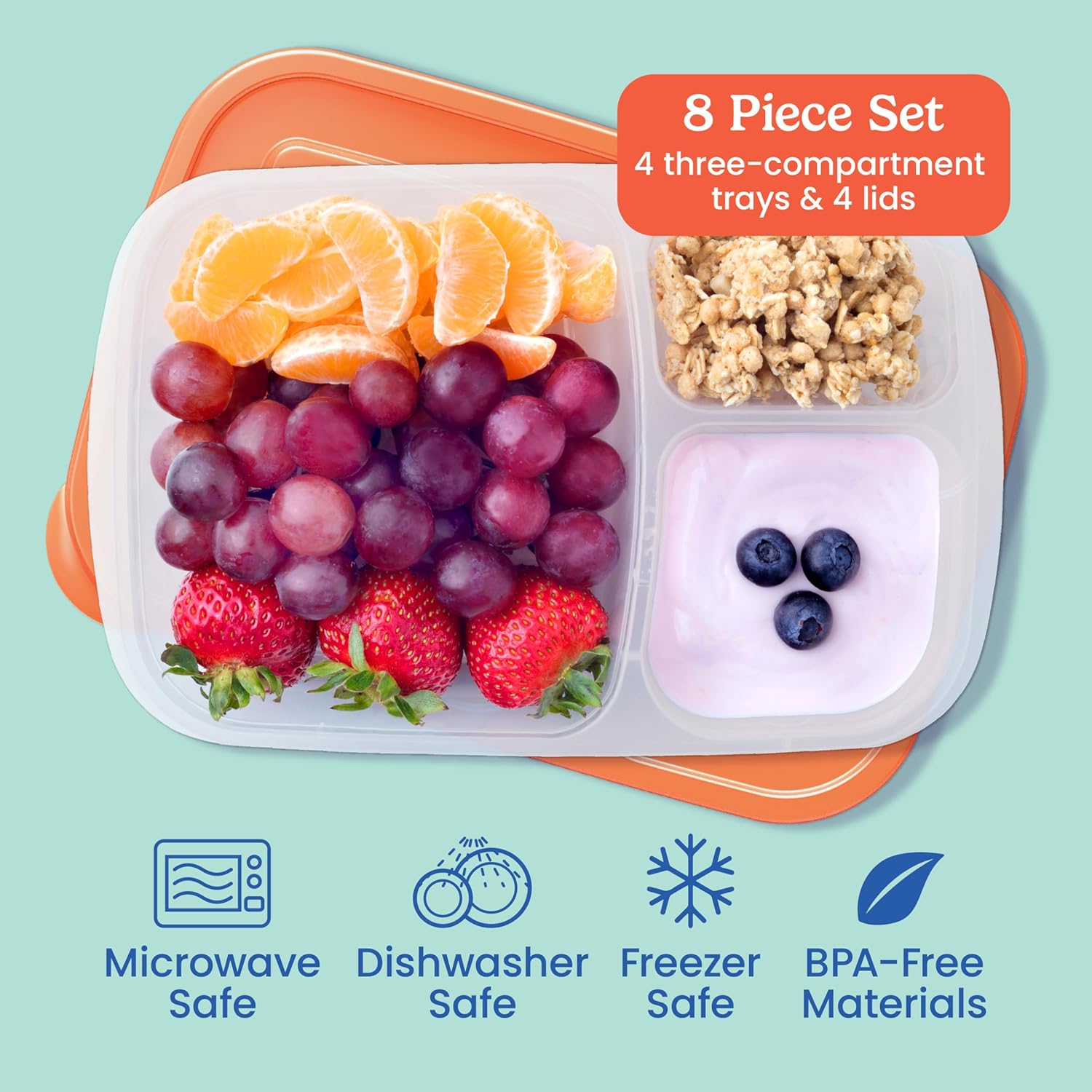 Original Stackable Lunch Boxes – Meal Prep Containers recenzja i cena