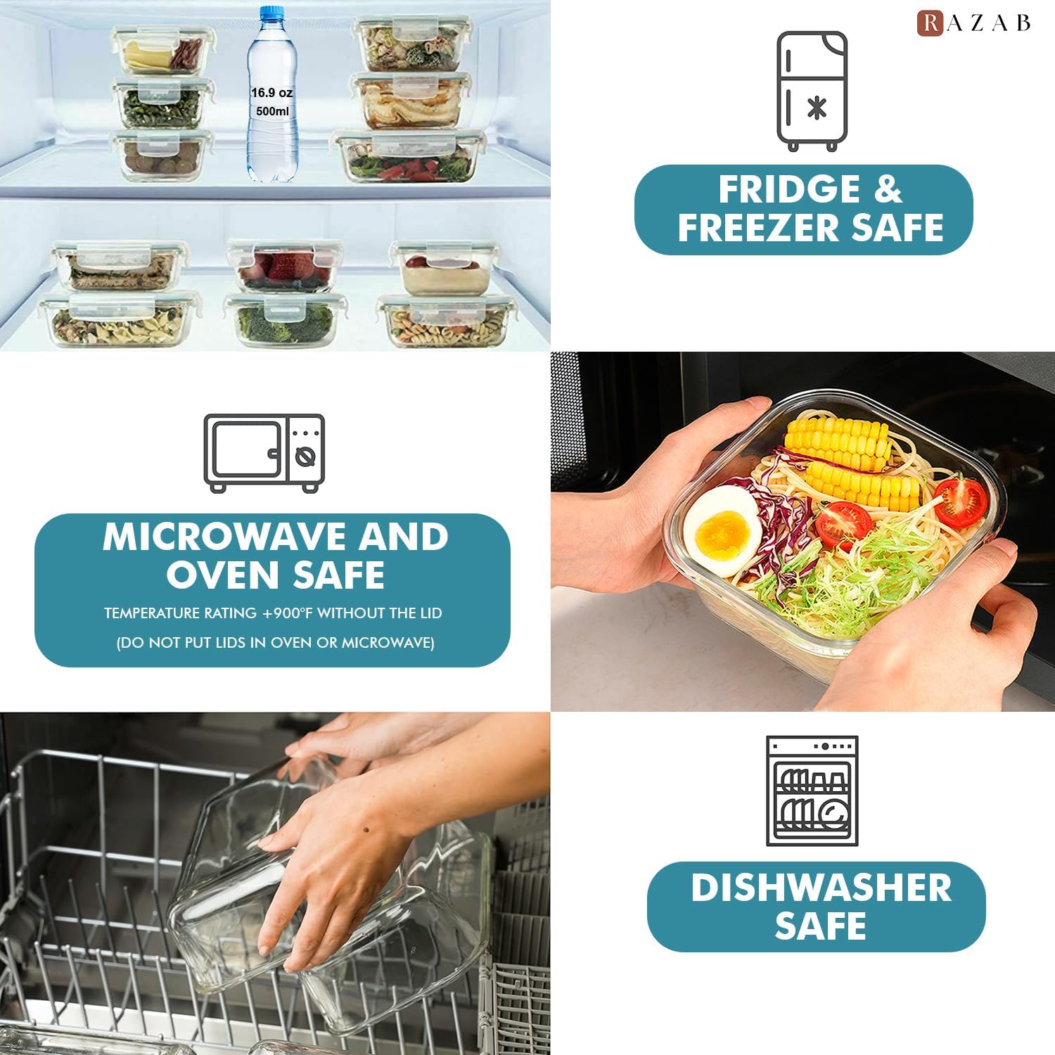 24 Pc Airtight Glass Food Stor – Meal Prep Containers recenzja i cena