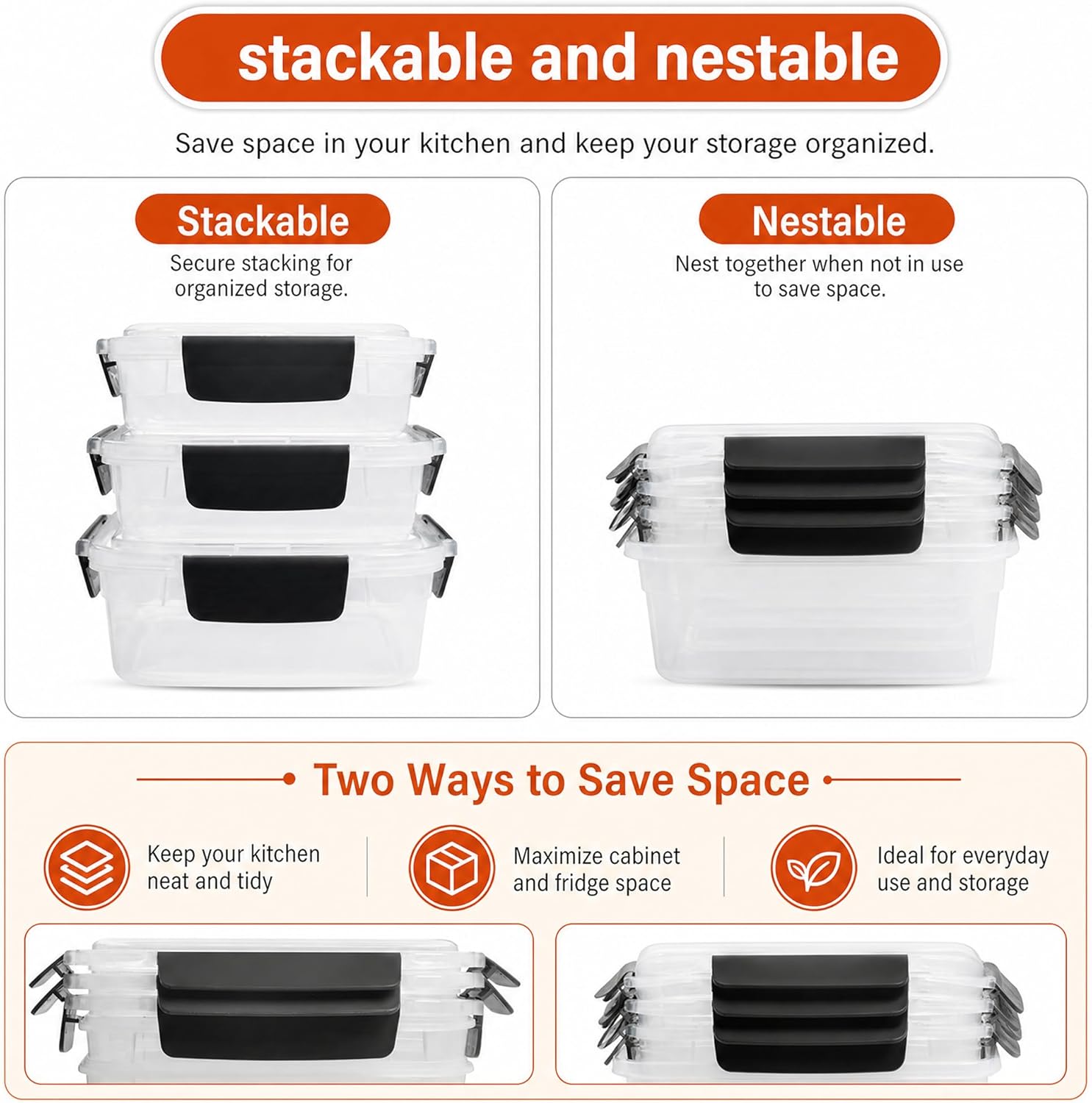 5 Cup Plastic Food Storage Con – Meal Prep Containers recenzja i cena