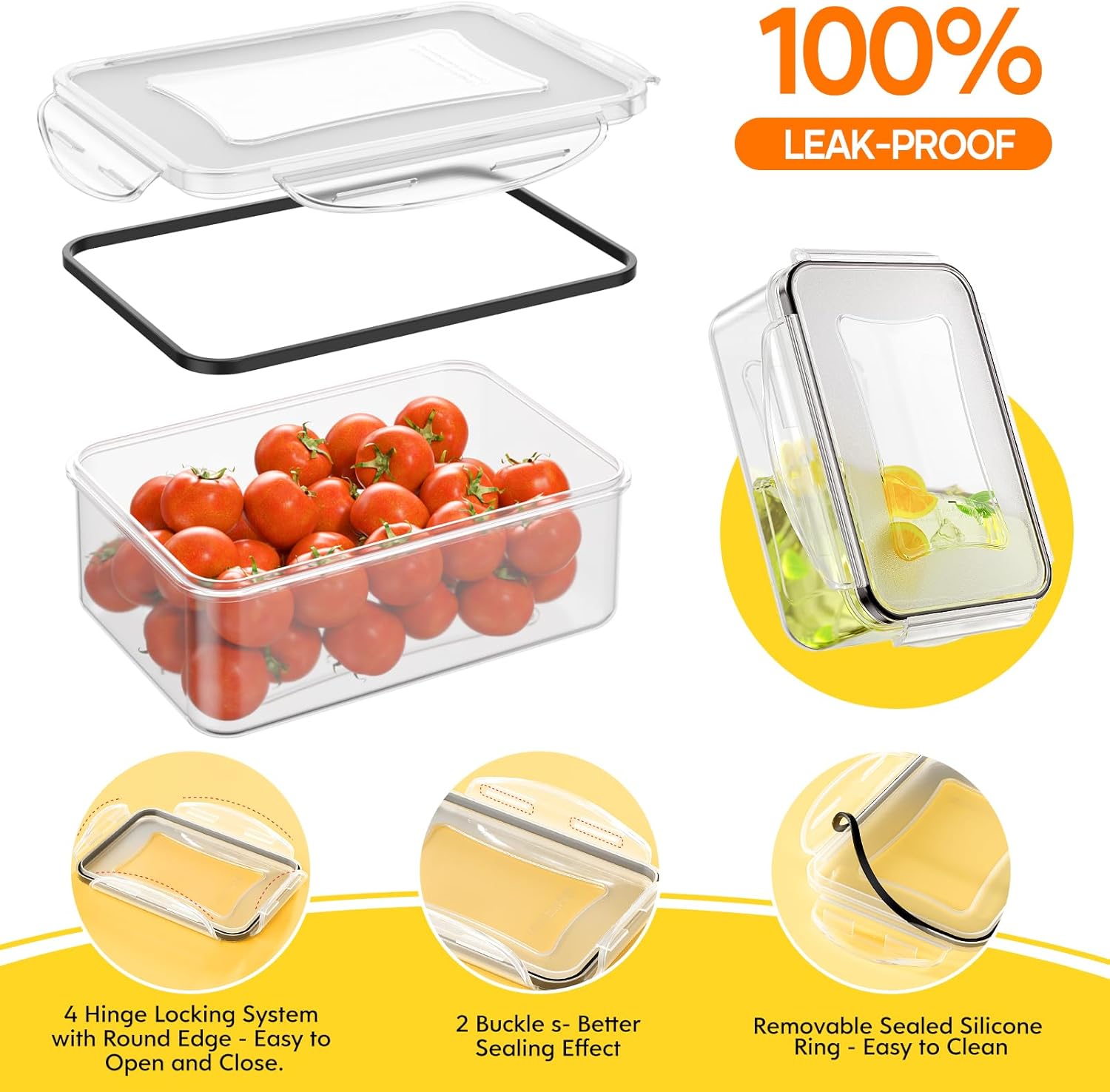 52 PCS Food Storage Containers – Meal Prep Containers recenzja i cena